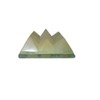 Jet International Women's Lovely Yellow Aventurine 9 Pyramid Plate A++
