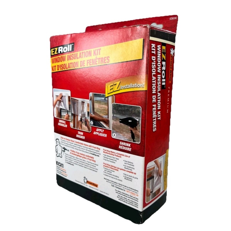 Frost King EZ833 62" x 126" Clear Plastic EZ Roll