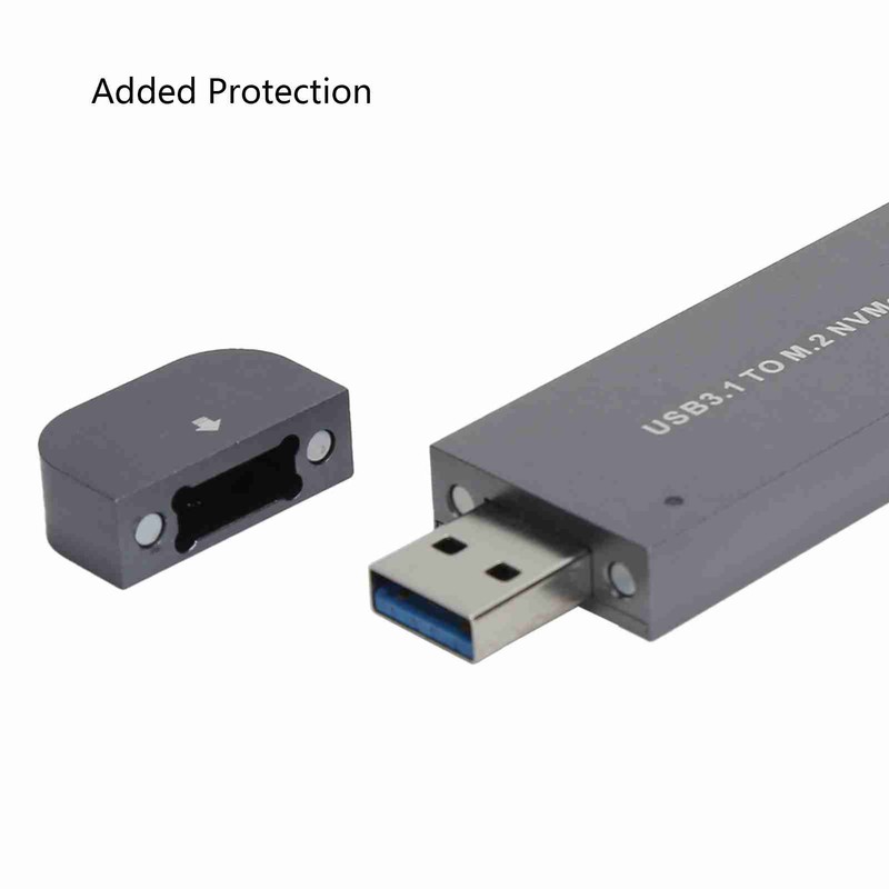 M.2 NVME Hard Drive Enclosure External USB 3.1 to NGFF