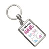 Du bist mein Rabbit Keyring in Blue A Beautiful Keyring