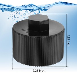 154712 Pool Drain Cap Replacement Pool Sand Filter Drain Cap Compatible with Pentair Sand Dollar Top Mount Pool, Pentair Meteor, Cristal-Flo Ii Pool and Spa Aboveground Sand Filters (2 Pack)