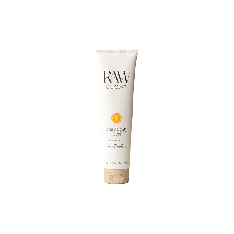 RAW SUGAR, The Mighty Curl Leave-In Acondicionador Papaya + Coco,