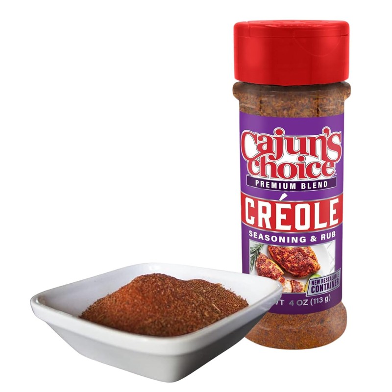 Cajun's Choice Variety Pack: Creole Seasoning 3.8 oz (2) +