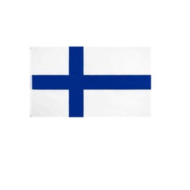 Stormflag Finland Flag (90 cm x 150 cm) Polyester Pongee 90 g with Eyelets Stitched with Double Needle