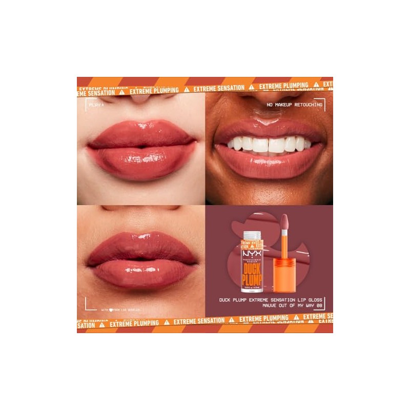 NYX PROFESSIONAL MAKEUP Duck Plump Brillo labial 7ml Mauve Out