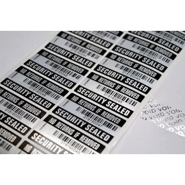 Tamper Proof No Returns If Removed Label Warranty Void Stickers Security Seal (1000)