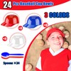 Jnnzzggu 48 Pack Mini Ice Cream Dessert Baseball Cap Bowls,Party