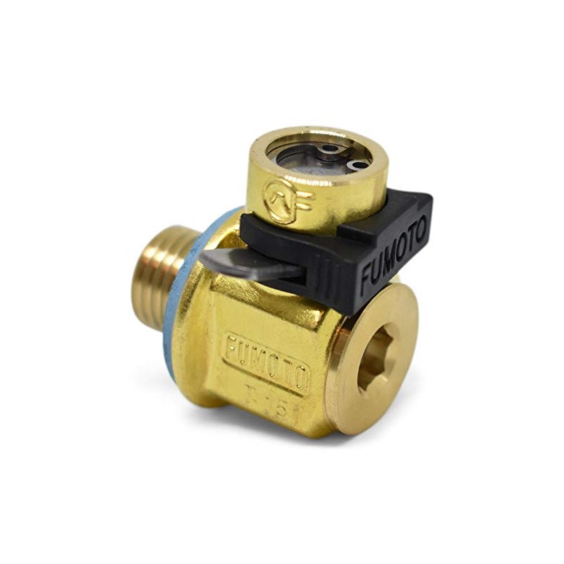 Fumoto F-133: STANDARD VALVE WITH 12MM-1.25 THREADS WITH LEVER CLIP