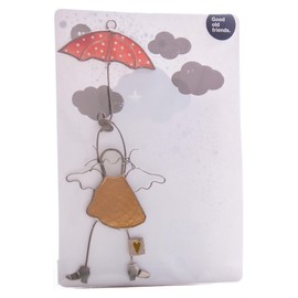 Good old Friends Floating Angel with Umbrella