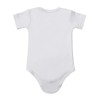 BINIDUCKLING Baby Girls' Bodysuit 3-Pack Short Sleeve Plain, White