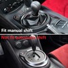 Fewshaw Carbon Fiber Style Manual Gear Shift Panel Cover Trim
