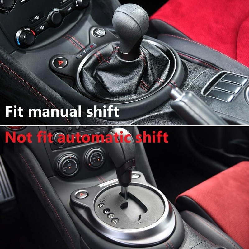 Fewshaw Carbon Fiber Style Manual Gear Shift Panel Cover Trim