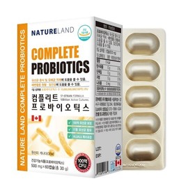 Bifidus Lactobacillus Complete Probiotics 10 Billion Synbiotics 60 Capsules / 비피더스 유산균 컴플리트 프로바이오틱스 100억 신바이오틱스 60캡슐