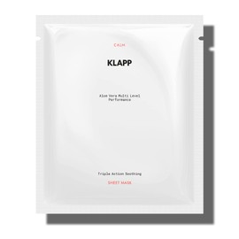 KLAPP Cosmetics Triple Action Soothing Sheet Mask (1 Set of 3 Masks)