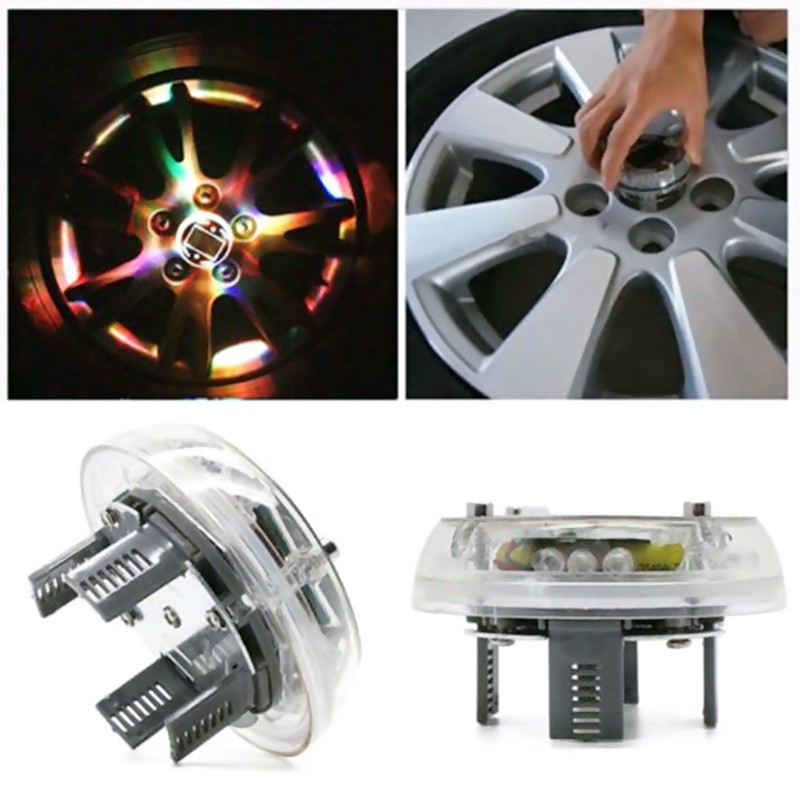 Solar Energy Auto Flash LED Car Wheel Hub Tire Tyre