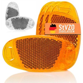 Kellago Cat's Eye Reflectors Bicycle [With Improved Reflection] 4 x Spoke Reflectors Bicycle Road Traffic Licensing Approved – Bicycle Reflectors for Spokes – Cat Eyes Bicycle Spoke Reflectors