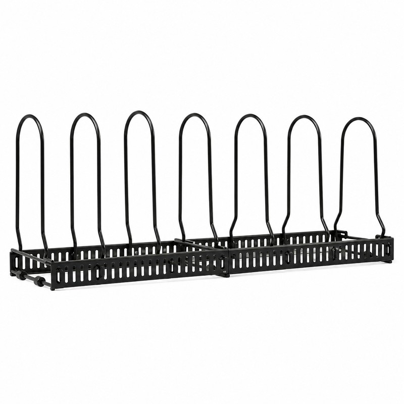 Adjustable Pot Rack Organizer for Kitchen – Multi-Layer Cookware Storage