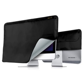 Mr.You Monitor Dustproof Cover, Display Cover, Monitor Cover, Display Protective Cover, Dustproof, Anti-Static, Anti-Scratch, Black, Fits 23-27 Inch Monitors
