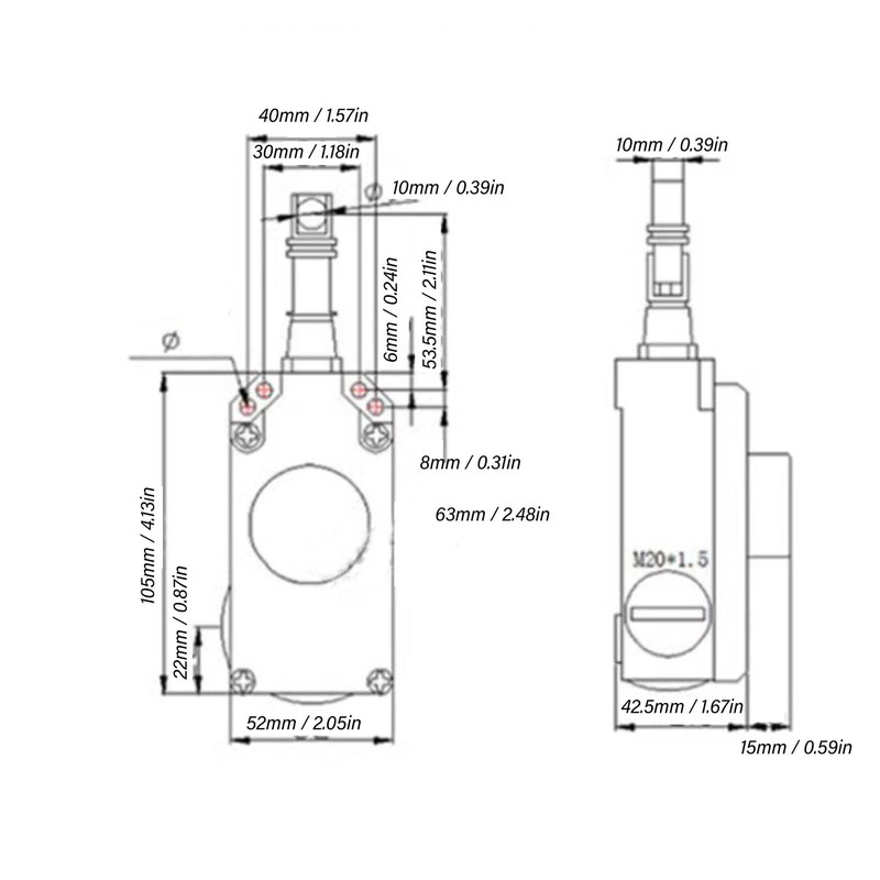 Single Phase Pull Cord Switch Electrical Cable Pull Switch Manual
