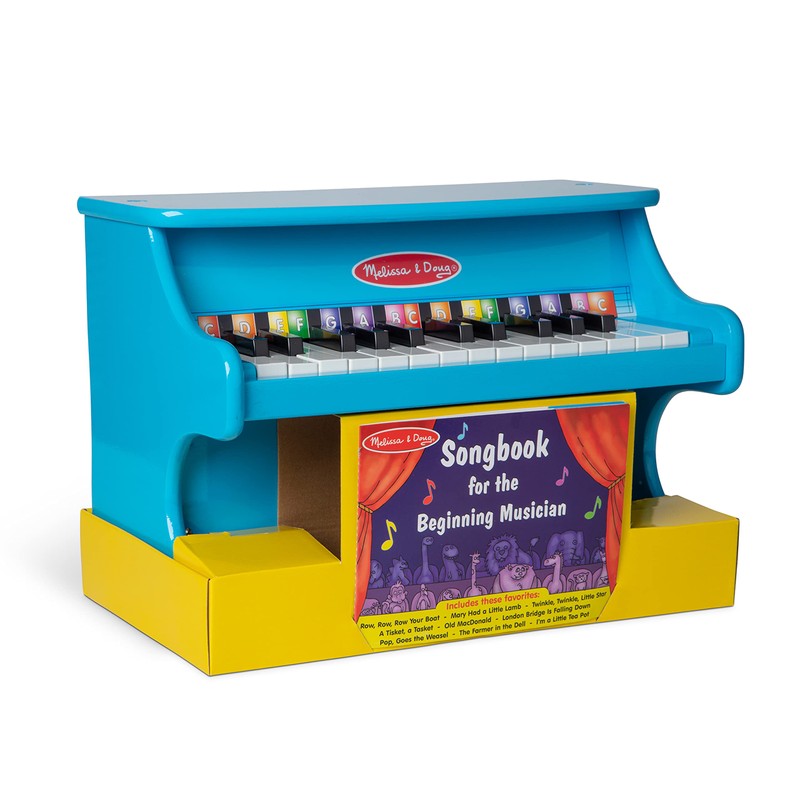 Melissa & Doug Learn-to-Play Piano with 25 Keys and Color-Coded
