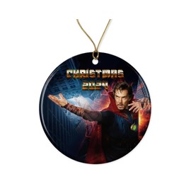 Doctor_Stra!nge Ornament - Stra!nge Christmas Ornament - 2024 Xmas Tree Decor Ornament - Home Room Decoration Printed on Both Sides