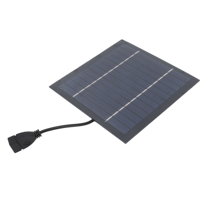 5W Solar Panel Powered Fan for Outdoor Cooling USB Solar