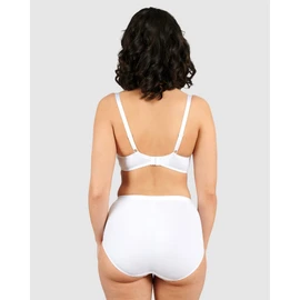 Sans complexe Women's COTON D'ARUM Non-Wired Plain Everyday Bra, White (Blanc), 36C (Manufacturer size: 95C)