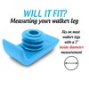 Top Glides TuffSki Walker Ski Glides - 1 Pair (Light