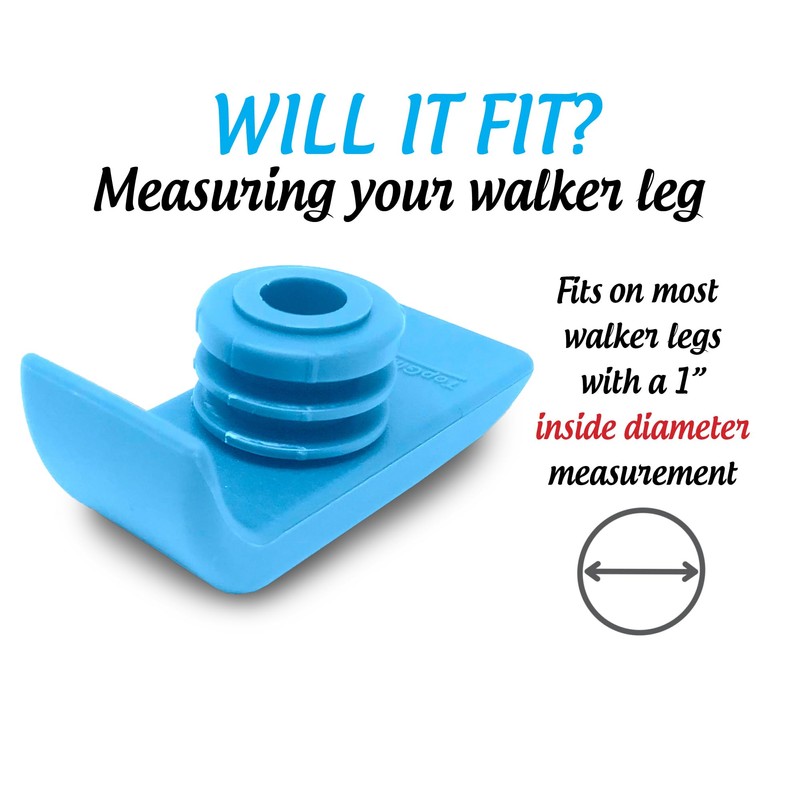 Top Glides TuffSki Walker Ski Glides - 1 Pair (Light
