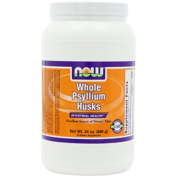 NOW Whole Psyllium Husk, 24-Ounce(Pack of 3)