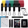 Fitness Insanity Resistance Bands Set: 5-Piece Exercise Bands Stackable Muscle