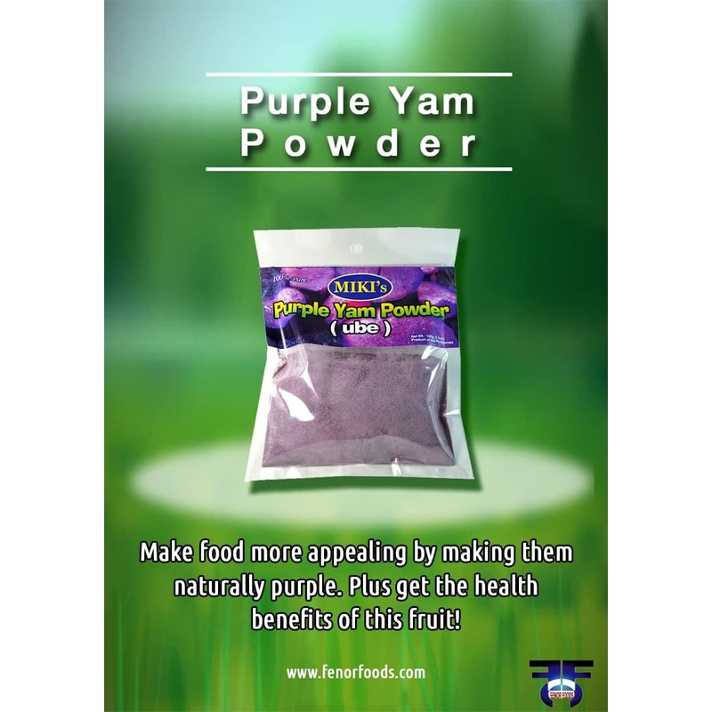 MIKI'S PURPLE YAM POWDER 100g, Ube Powder, Best Used in