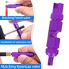 EKIND Valve Core Remover Tool Kit Bike and Car Valve