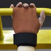 1 Pair Weight Lifting Grip Straps Double Cowskin Deadlifts Pull