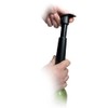Manual vacuum pump with sound indicator, includes 4 stoppers with
