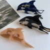Novelty Big Orca Whale Hair Clip,Acetate Hair Claw,Big Hair Clips