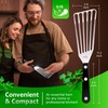 MIU Fish Spatula Stainless Steel, Flexible, Polished Metal, Corrosion Resistant,