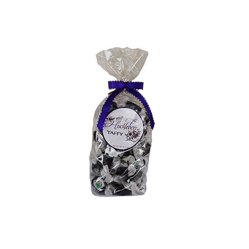 Huckleberry Haven C801 Wild Huckleberry Taffy, 12 ounces