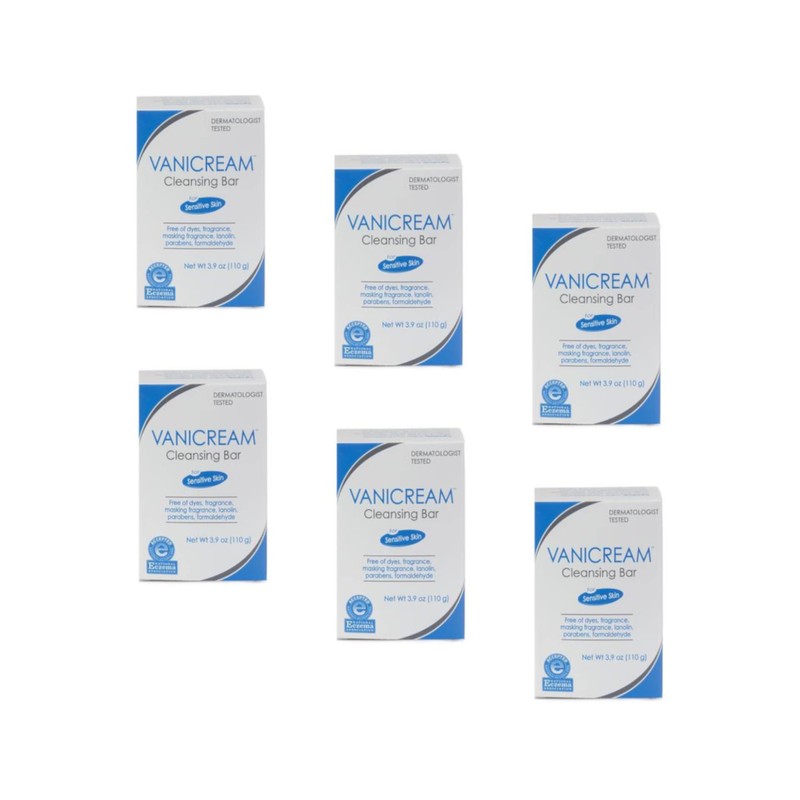 Vanicream Cleansing Bar, 6 Count