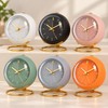 Analog Alarm Clock for Bedside Use – Silent Luminous Pointer