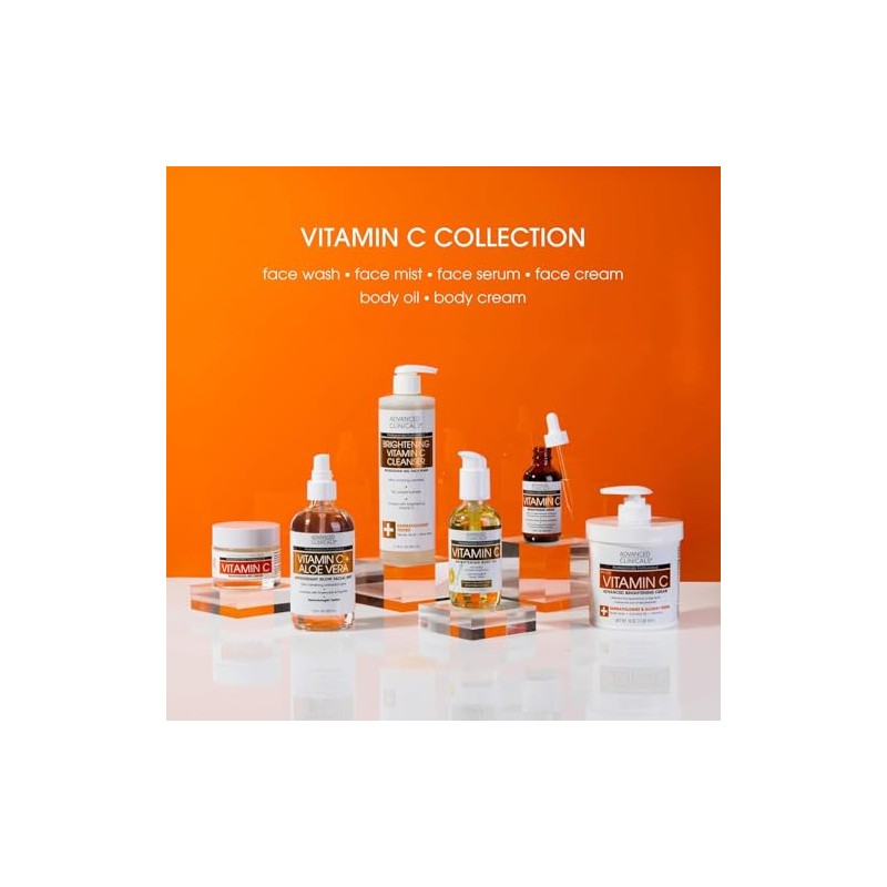 ADVANCED CLINICALS SUERO FACIAL VITAMINA C ANTIEDAD ACLARANTE CON ACIDO