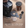 Coffee Grinder Electric, Conical Burr Coffee Grinder with 35 Grind
