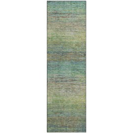 Dalyn Rugs Trevi TV1 Aloe 2'3" x 7'6" Soft Luxury Microfiber Washable Indoor Runner Rug, Easy Clean, Non Shedding, Entry, Kitchen Rug