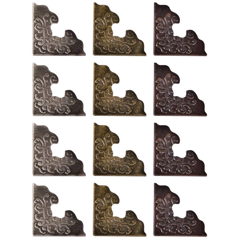 Metal Corners by Tim Holtz Idea-ology, 12 per pack, 1