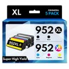 952XL Ink Cartridges Combo Pack Replacement for HP 952XL Ink