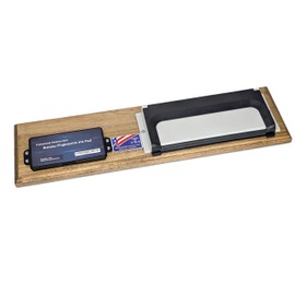 Crime Scene Complete FD-258 Fingerprinting Set - 100 FD-258 Cards - Card Holder - Mounted to a Wooden Base, XL Ink Pad