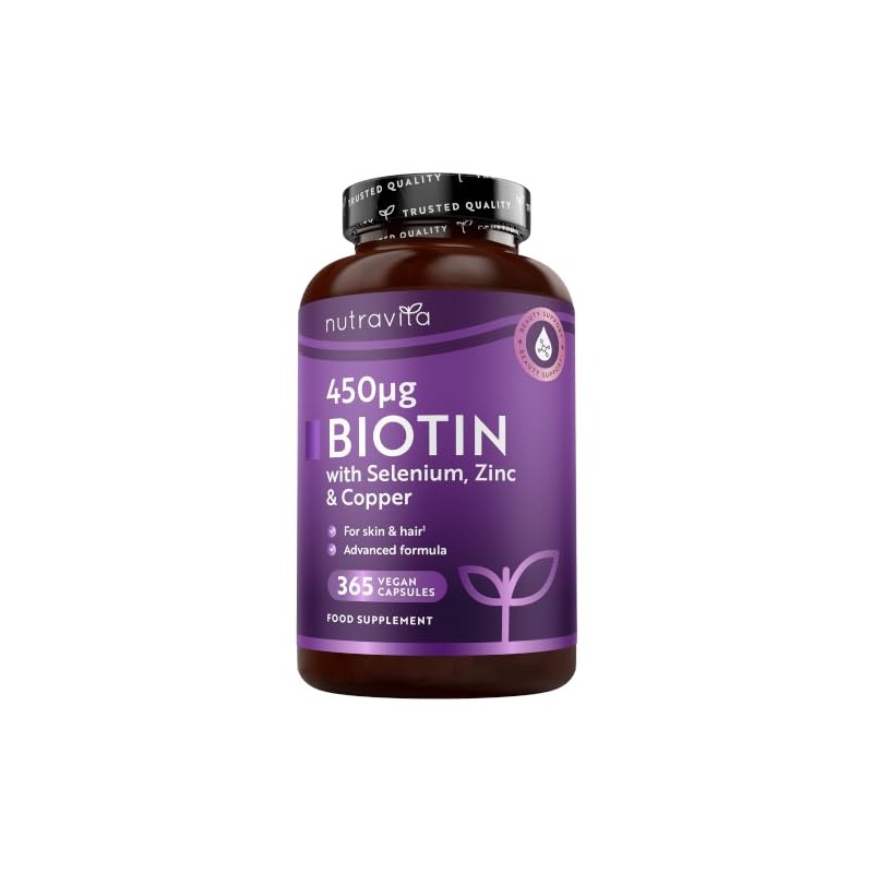 Nutravita Biotin with Zinc, Selenium & Copper - 365 Vegan