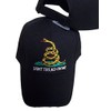 Ruffin Gadsden Flag Baseball Cap - Black - Dont Tread
