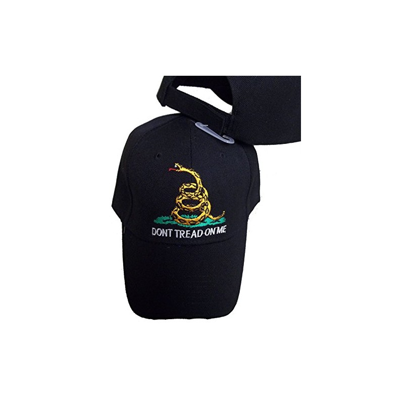 Ruffin Gadsden Flag Baseball Cap - Black - Dont Tread