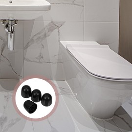 OSALADI 4pcs Universal Toilet Bolt Covers Cap For Bathroom Toilet Floor Bolts Decorative Screw Covers Toilet Floor Bolts Set Toilet Accessory